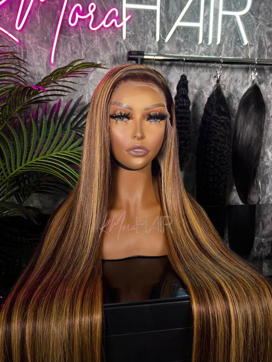 Virgin Highlight Frontal Wig (Pre-order)