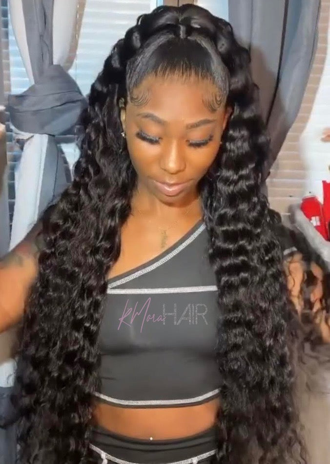 Virgin Water Wave Frontal Wig (Pre-order)